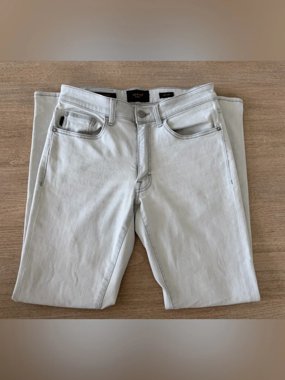 Men's Outpost Light Gray Slim Fit Jeans